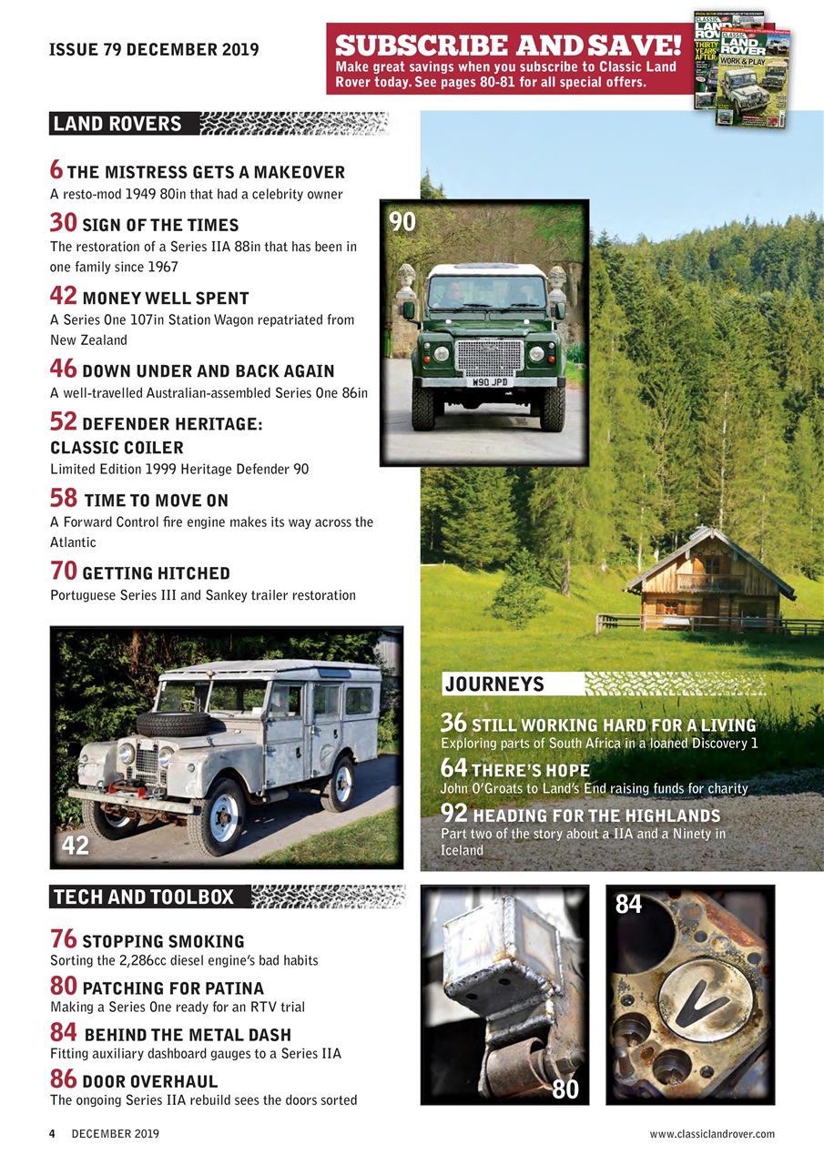 Classic Land Rover Magazine Preview Pages