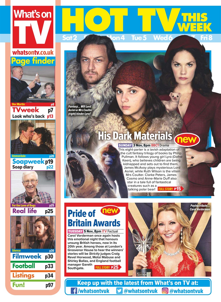What's on TV Preview Pages