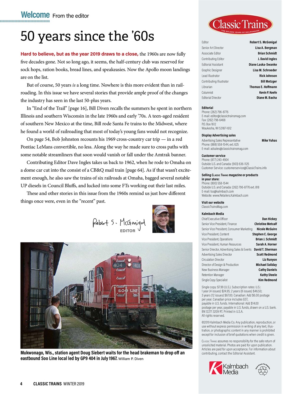 Classic Trains Preview Pages