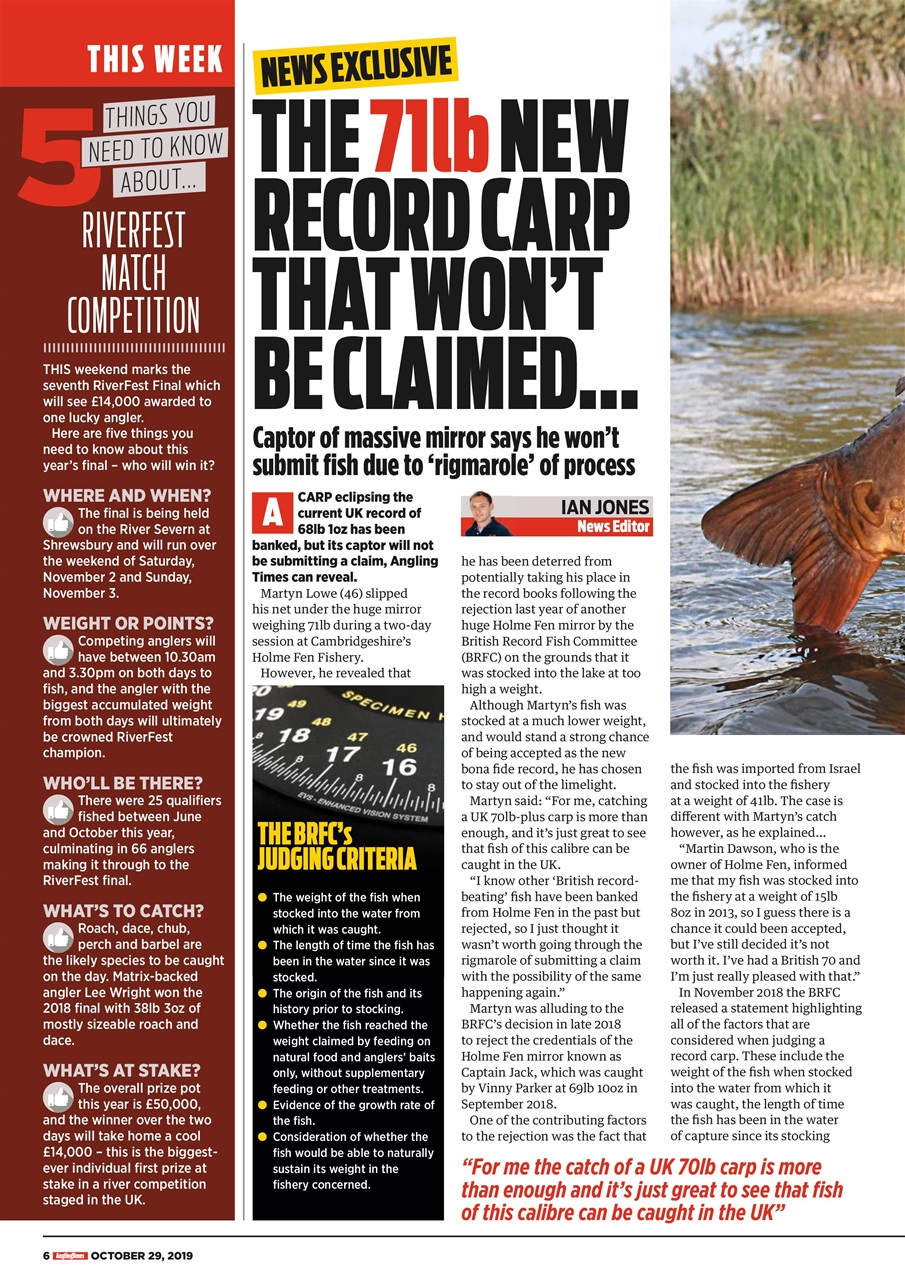 Angling Times Preview Pages