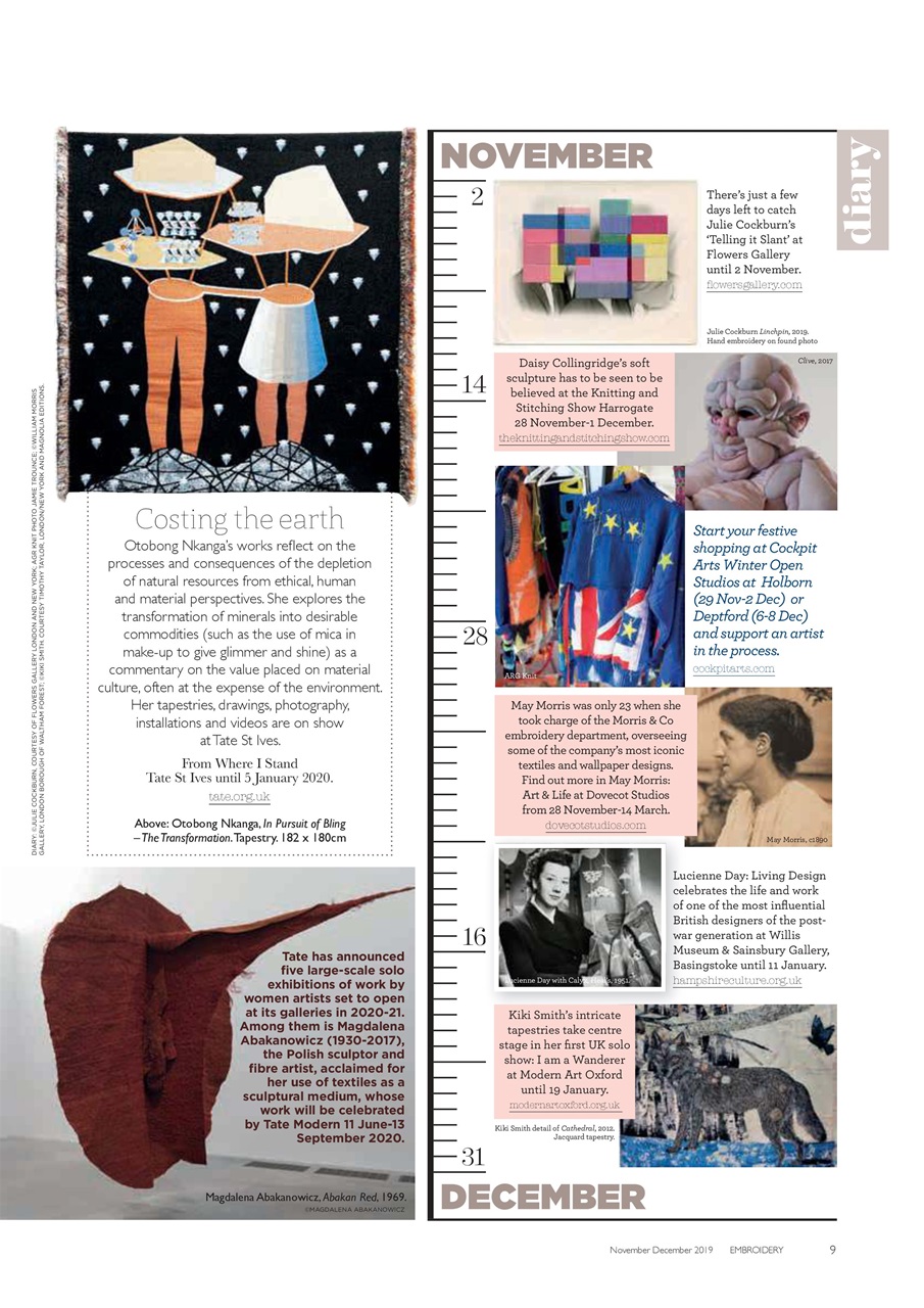 Embroidery Magazine Preview Pages