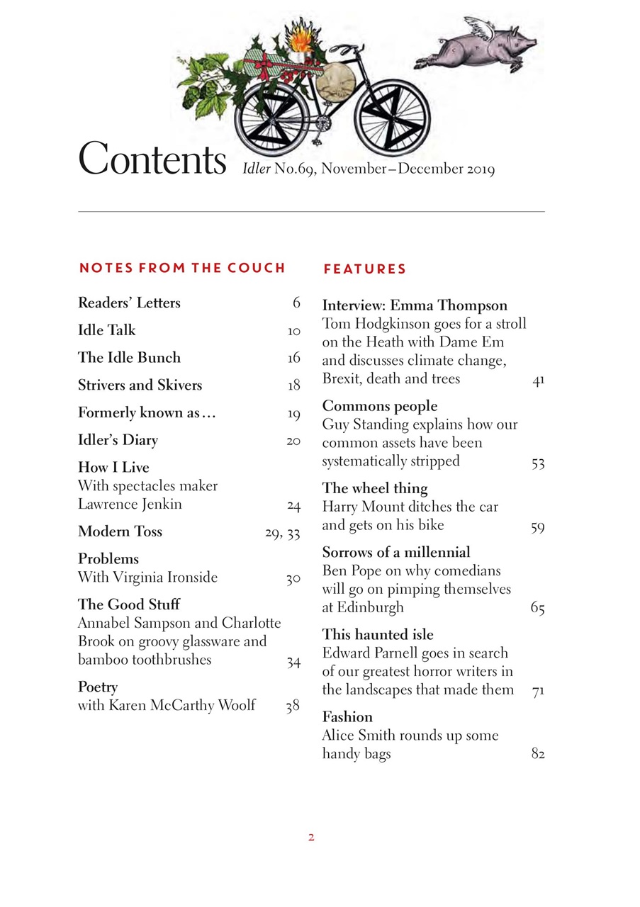 The Idler Magazine Preview Pages