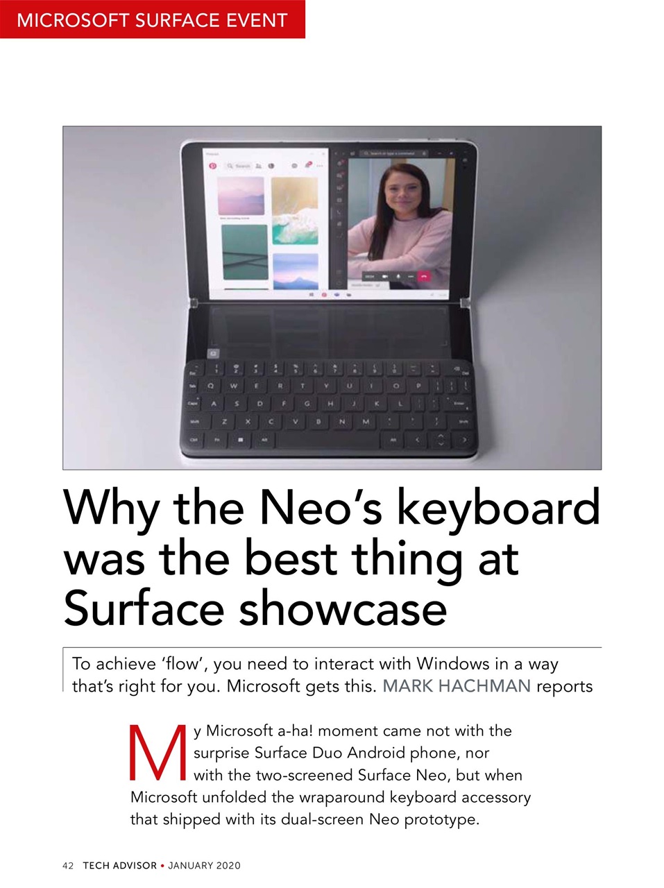 Tech Advisor Preview Pages