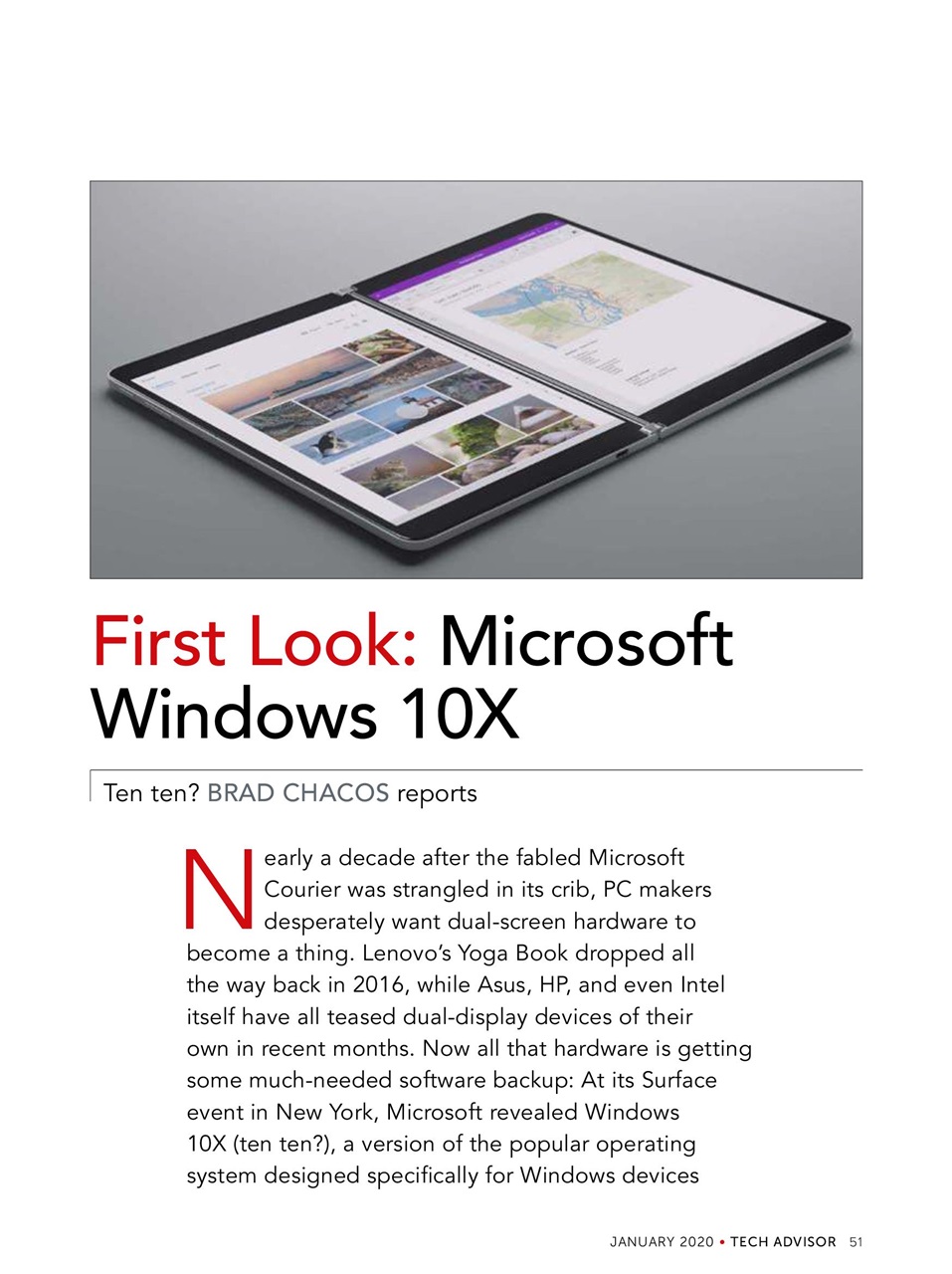 Tech Advisor Preview Pages