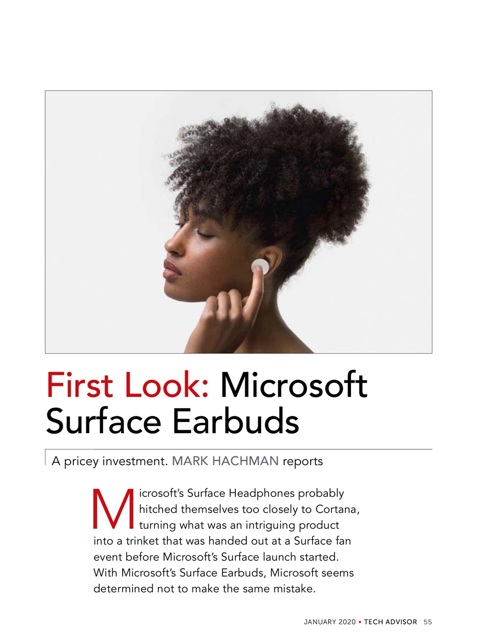 Tech Advisor Preview Pages