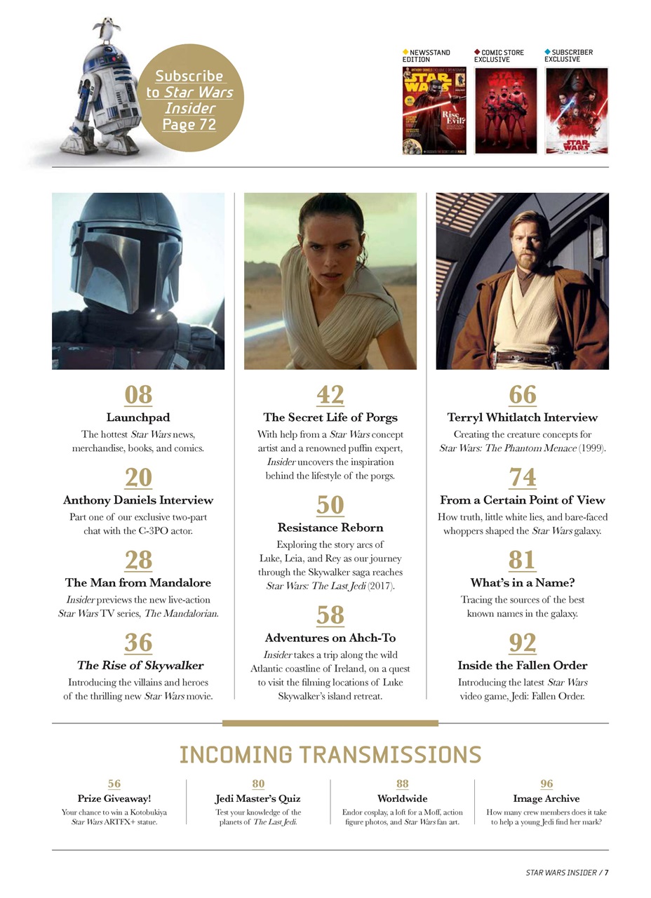 Star Wars Insider Preview Pages