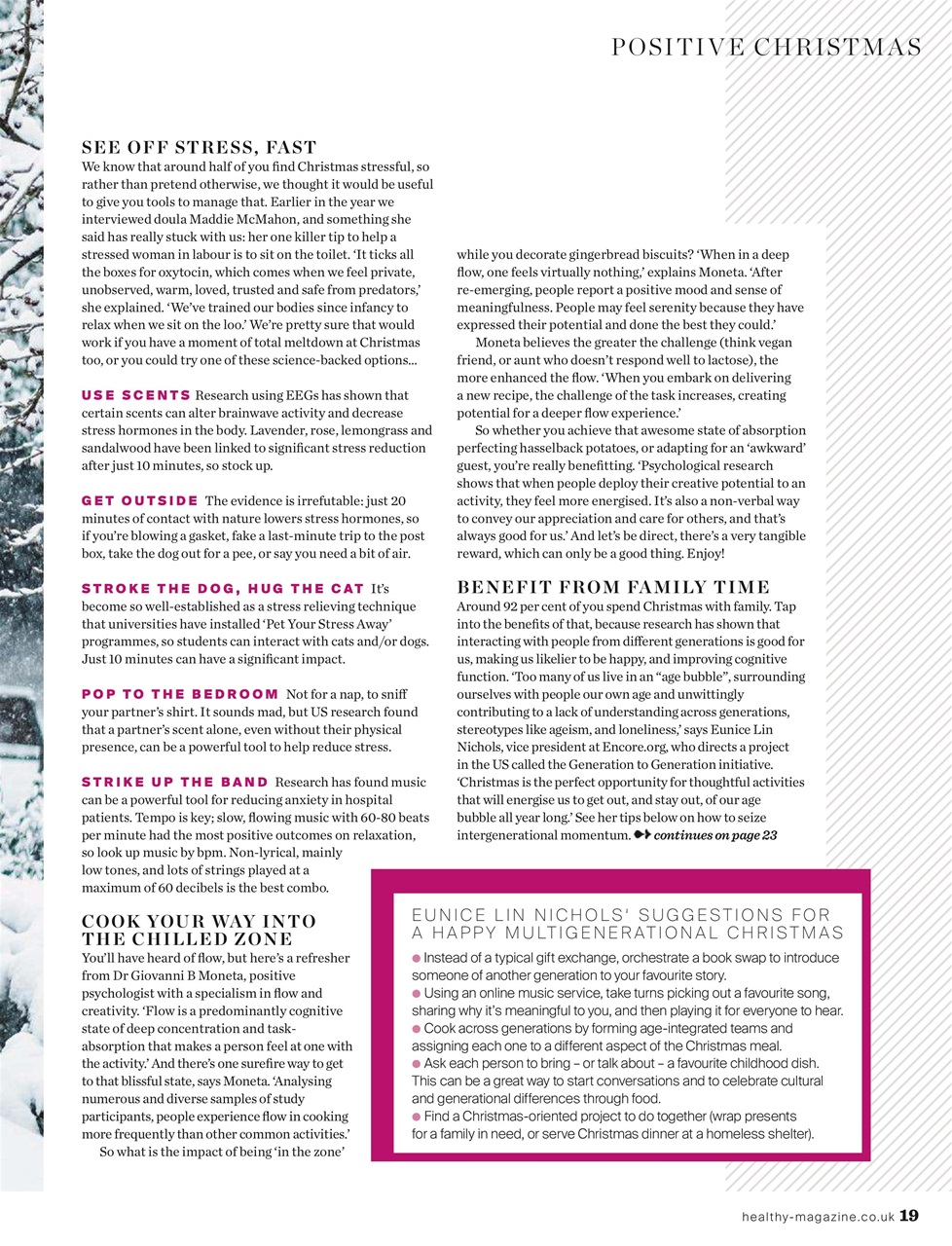 Healthy Magazine Preview Pages