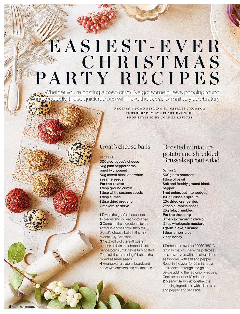 Healthy Magazine Preview Pages