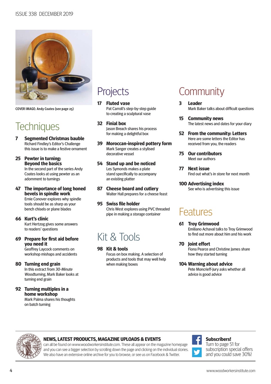 Woodturning Preview Pages