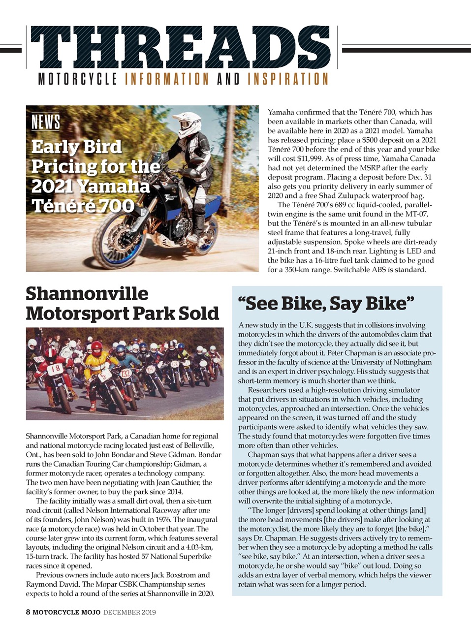 Motorcycle Mojo Preview Pages