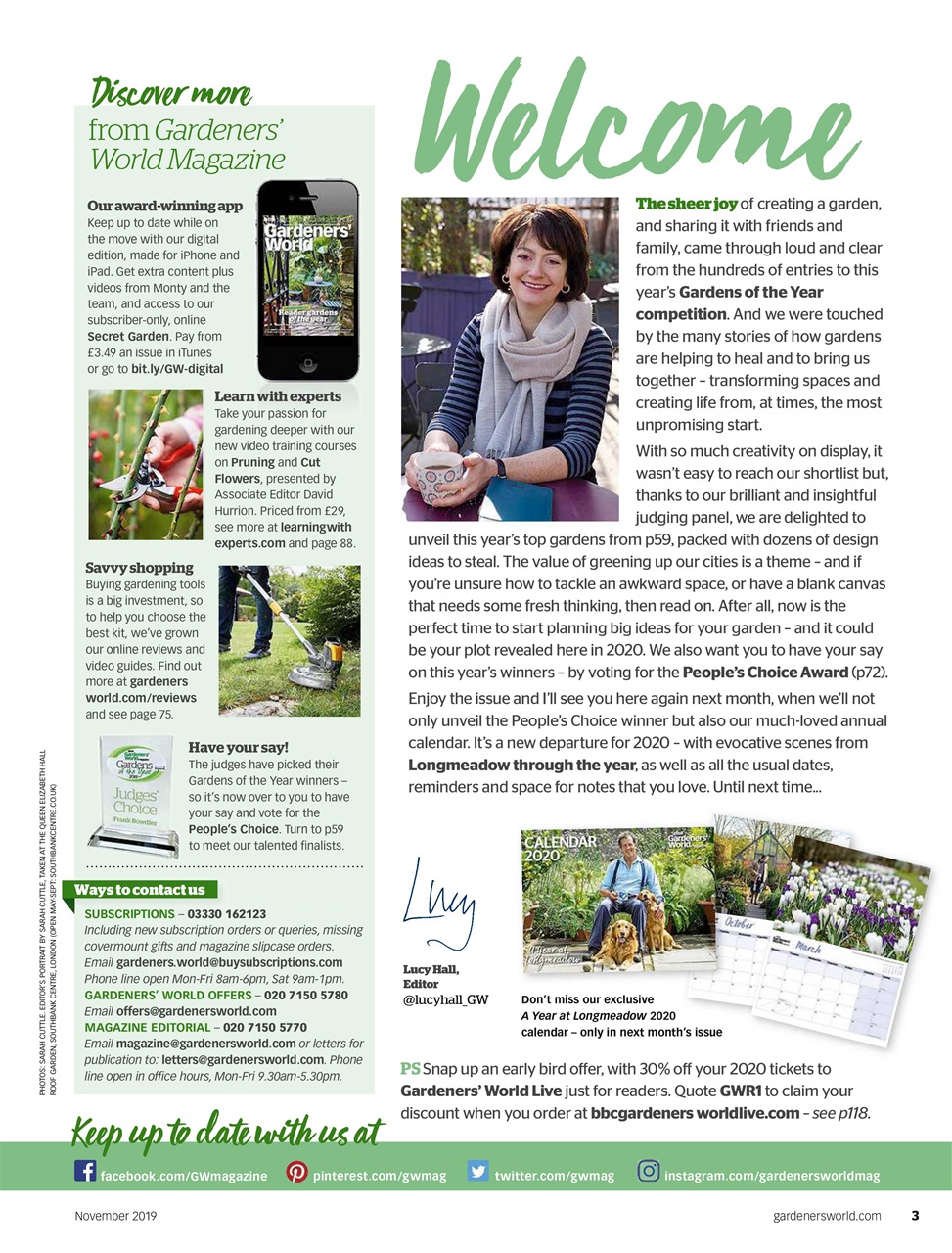 BBC Gardeners’ World Magazine Preview Pages