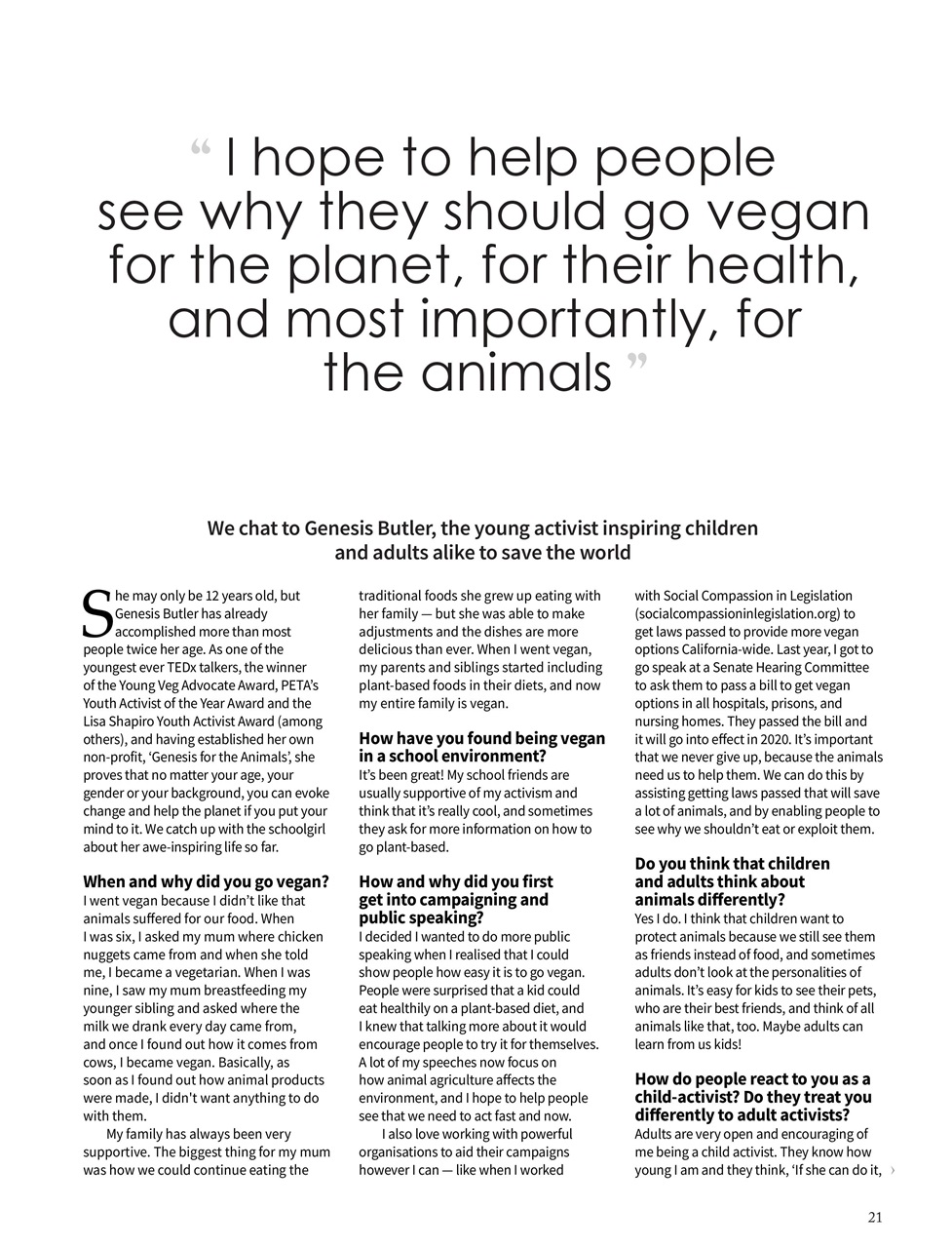 Vegan Life Preview Pages