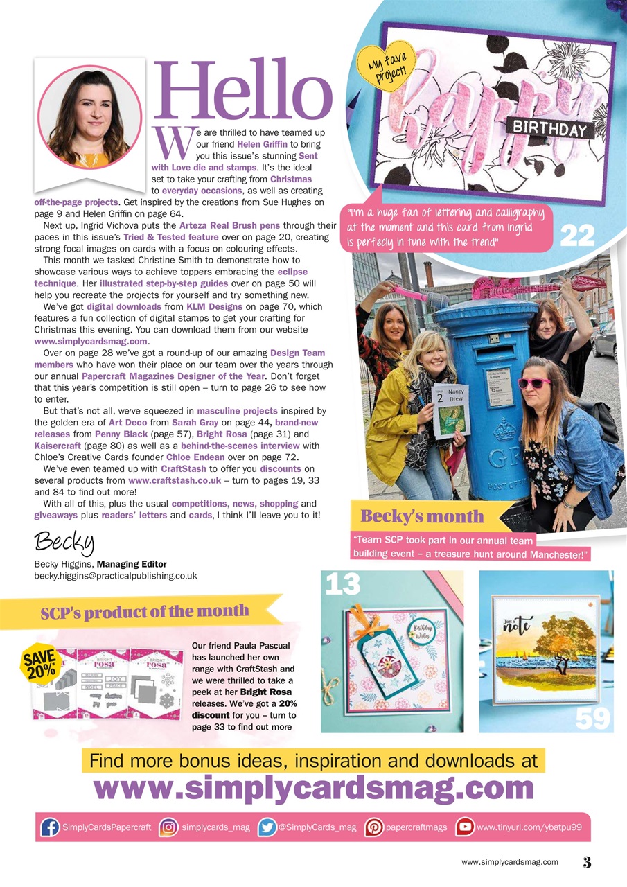 Simply Cards & Papercraft Preview Pages