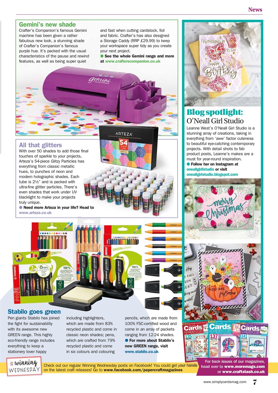 Simply Cards & Papercraft Preview Pages