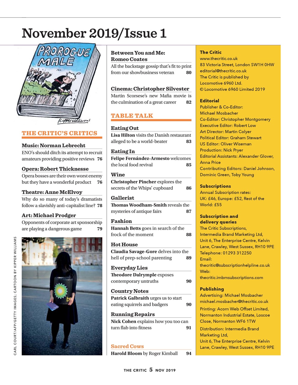 The Critic Preview Pages