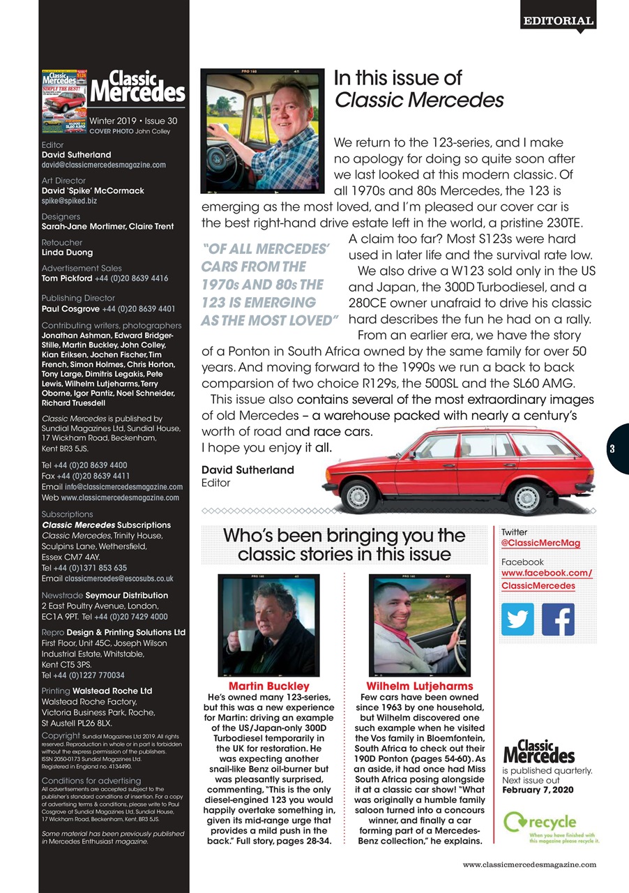 Mercedes Enthusiast Preview Pages