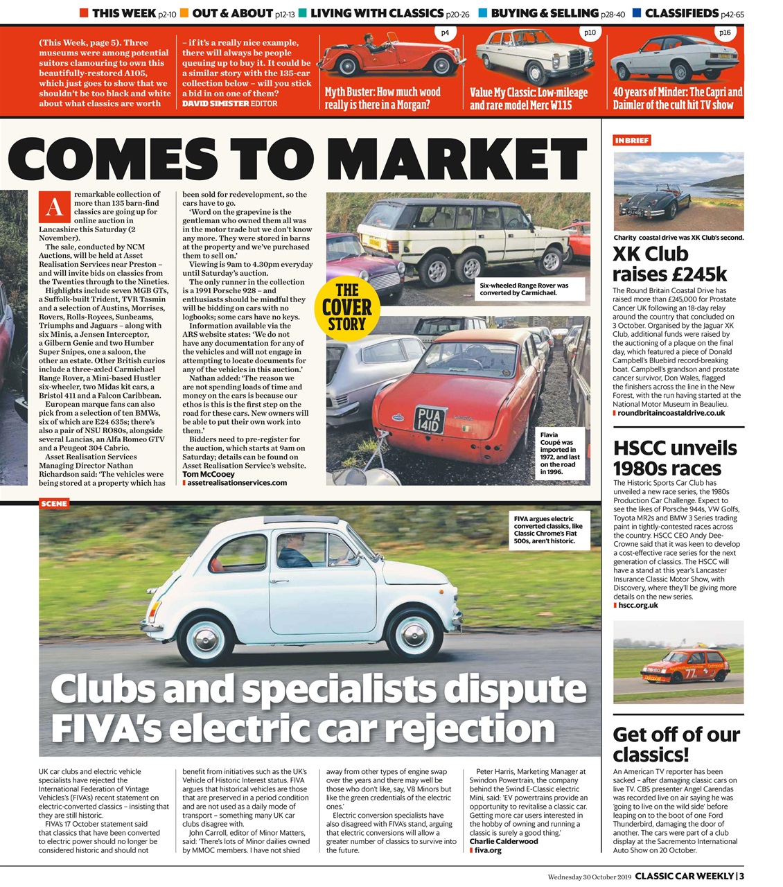 Classic Car Weekly Preview Pages