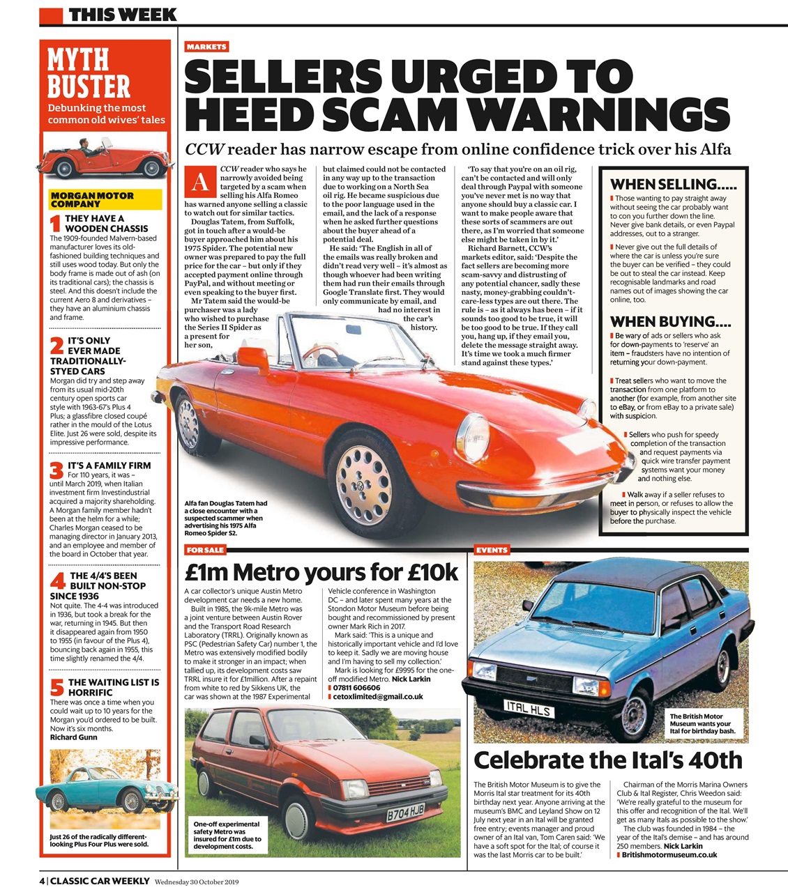 Classic Car Weekly Preview Pages