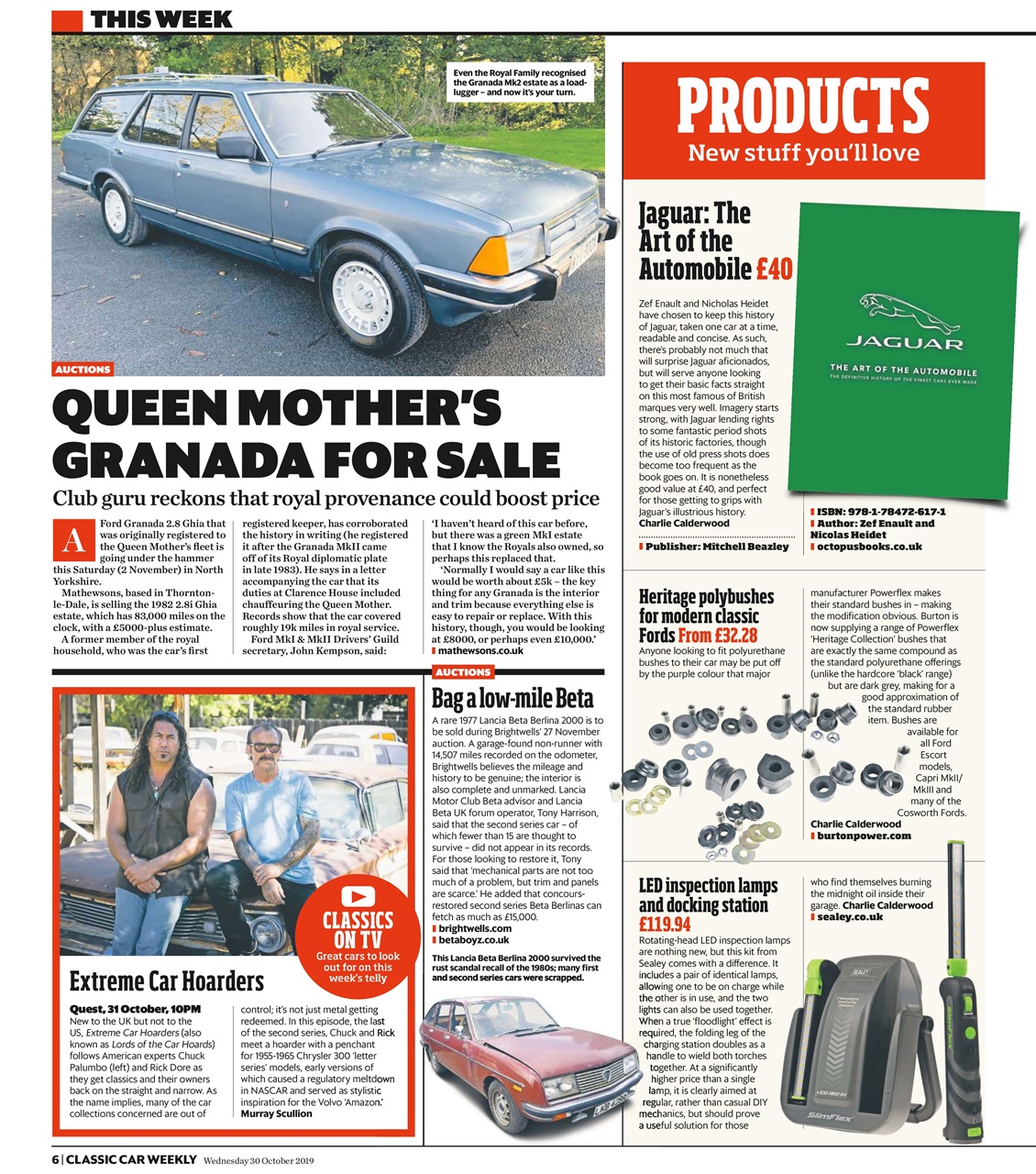 Classic Car Weekly Preview Pages