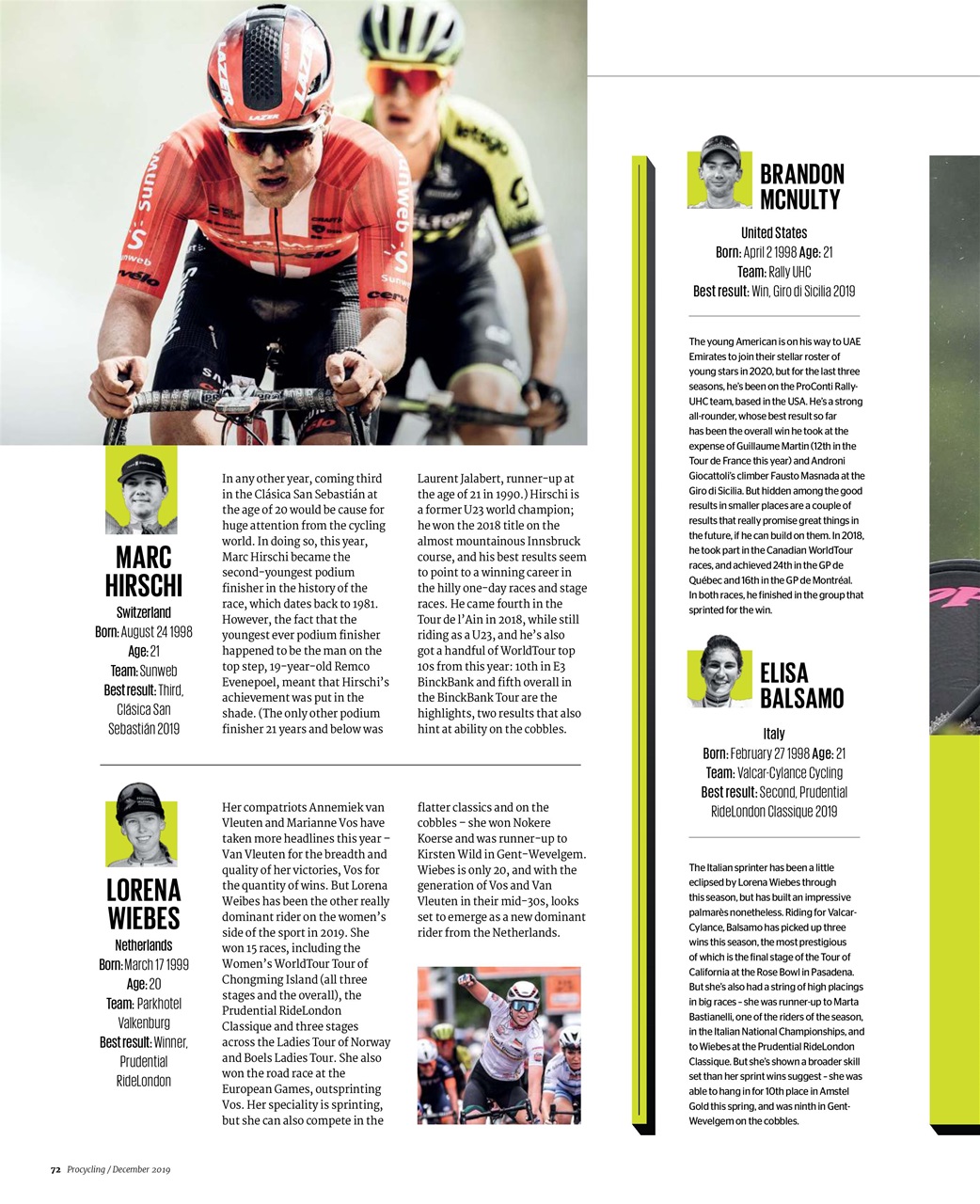 Procycling Preview Pages