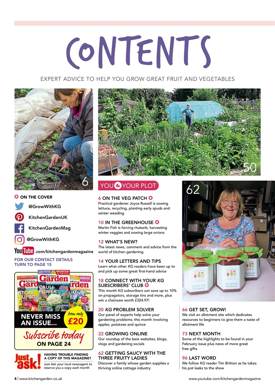 Kitchen Garden Magazine Preview Pages