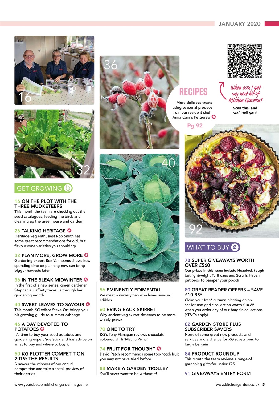 Kitchen Garden Magazine Preview Pages
