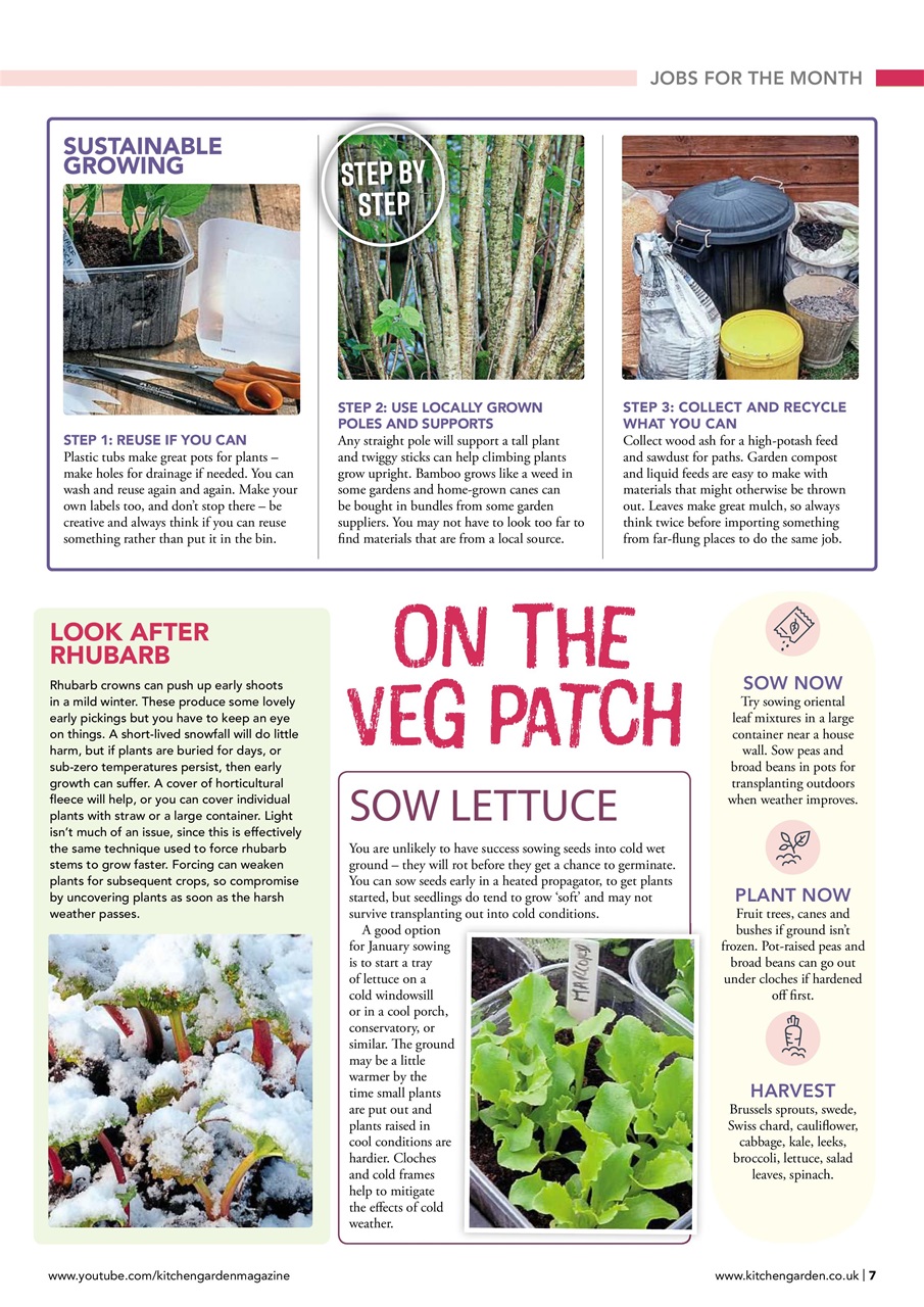 Kitchen Garden Magazine Preview Pages