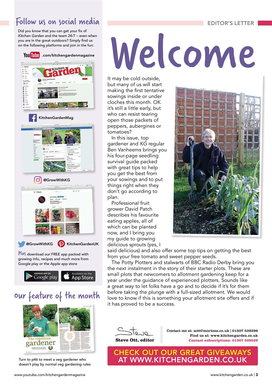 Kitchen Garden Magazine Preview Pages