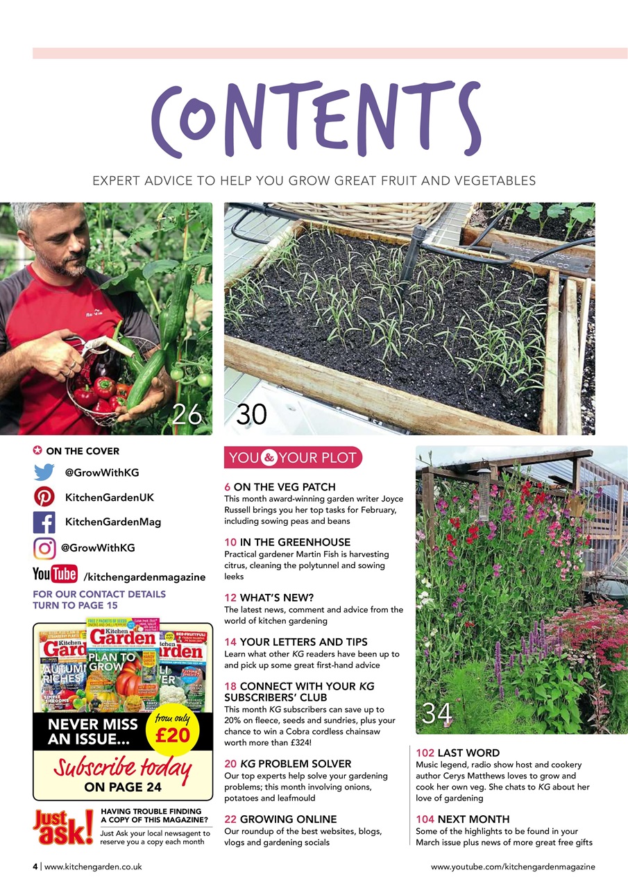 Kitchen Garden Magazine Preview Pages