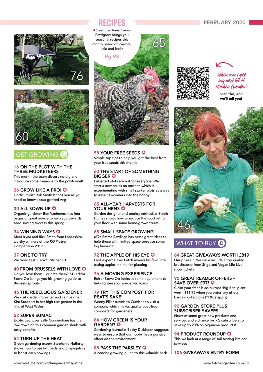 Kitchen Garden Magazine Preview Pages