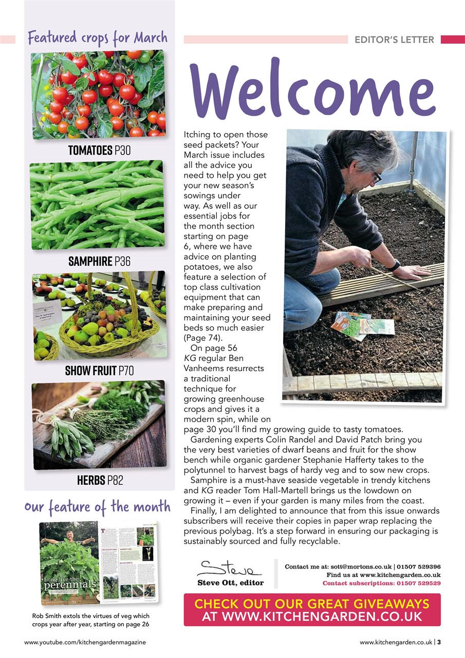 Kitchen Garden Magazine Preview Pages