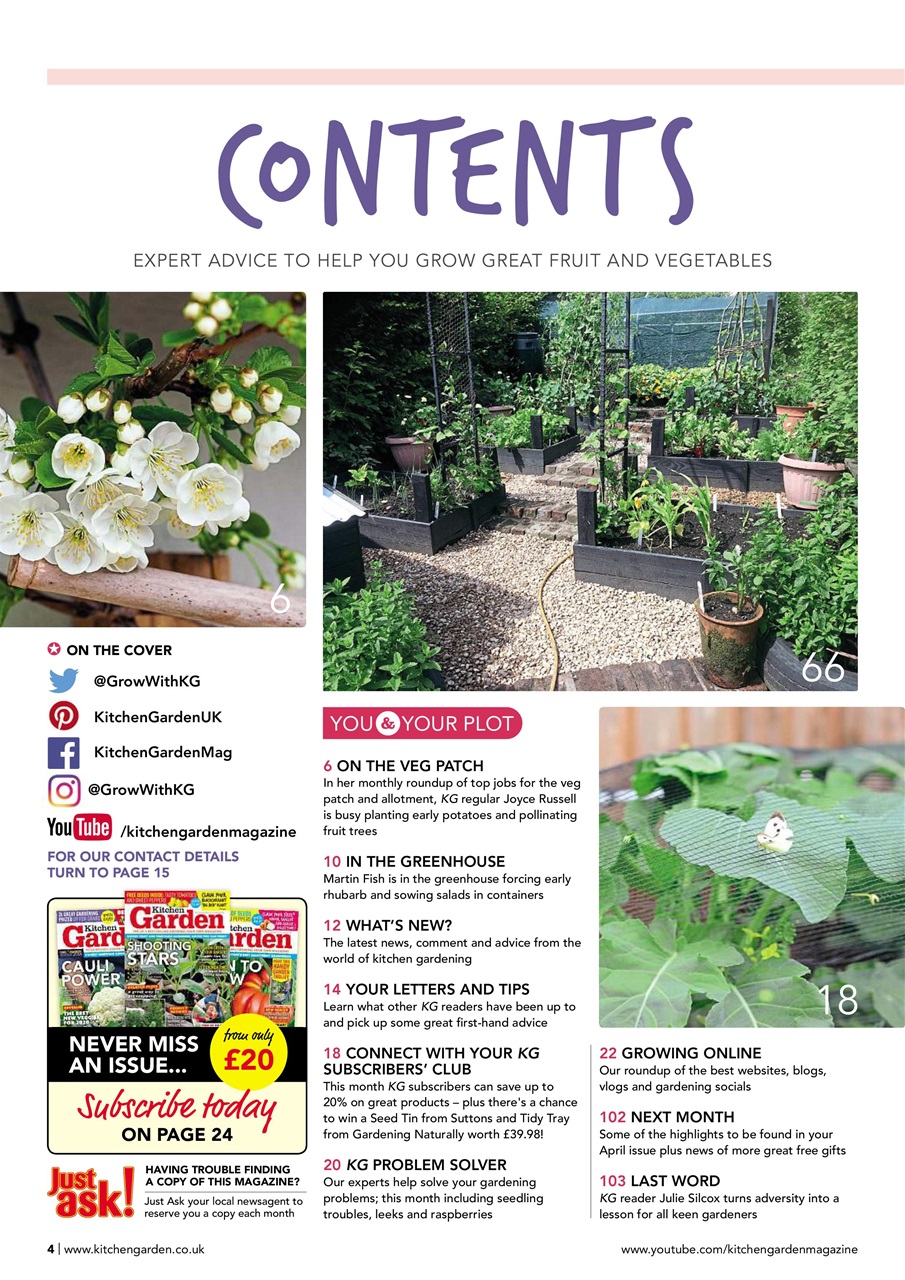 Kitchen Garden Magazine Preview Pages