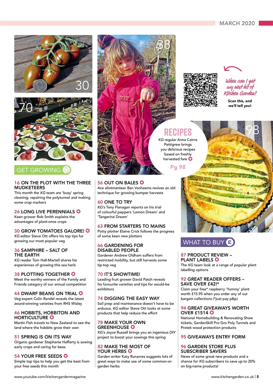 Kitchen Garden Magazine Preview Pages