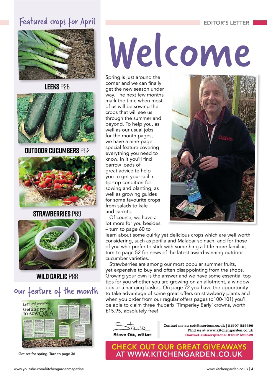 Kitchen Garden Magazine Preview Pages