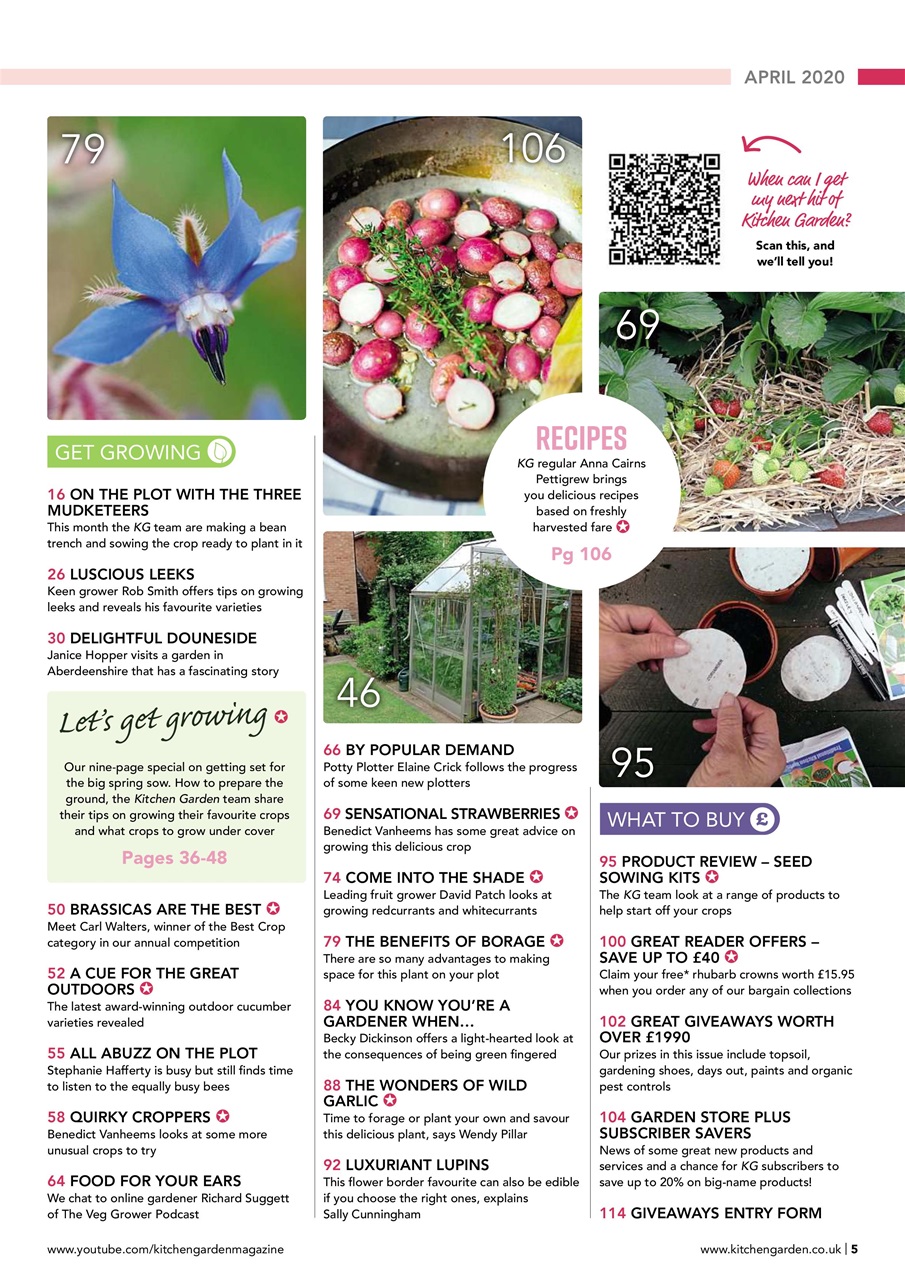 Kitchen Garden Magazine Preview Pages