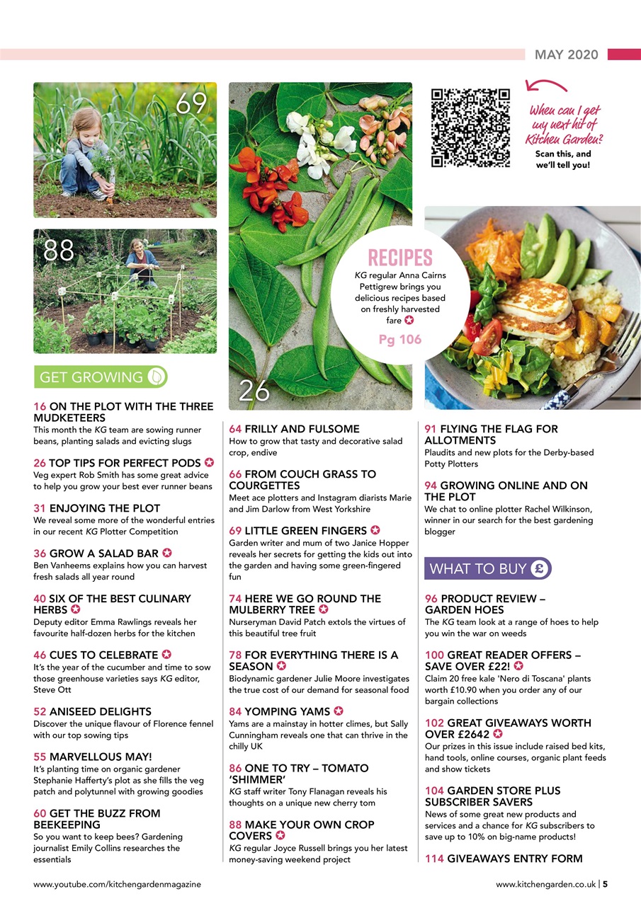 Kitchen Garden Magazine Preview Pages