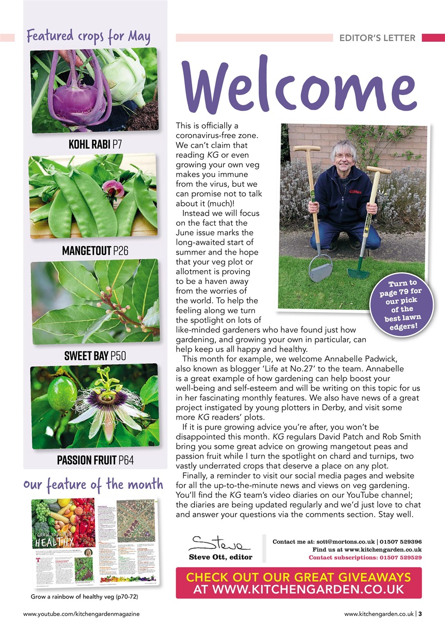 Kitchen Garden Magazine Preview Pages
