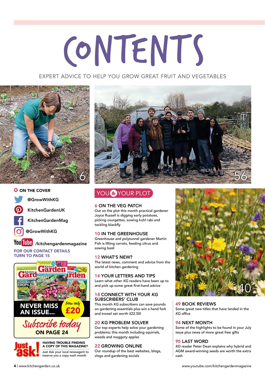 Kitchen Garden Magazine Preview Pages