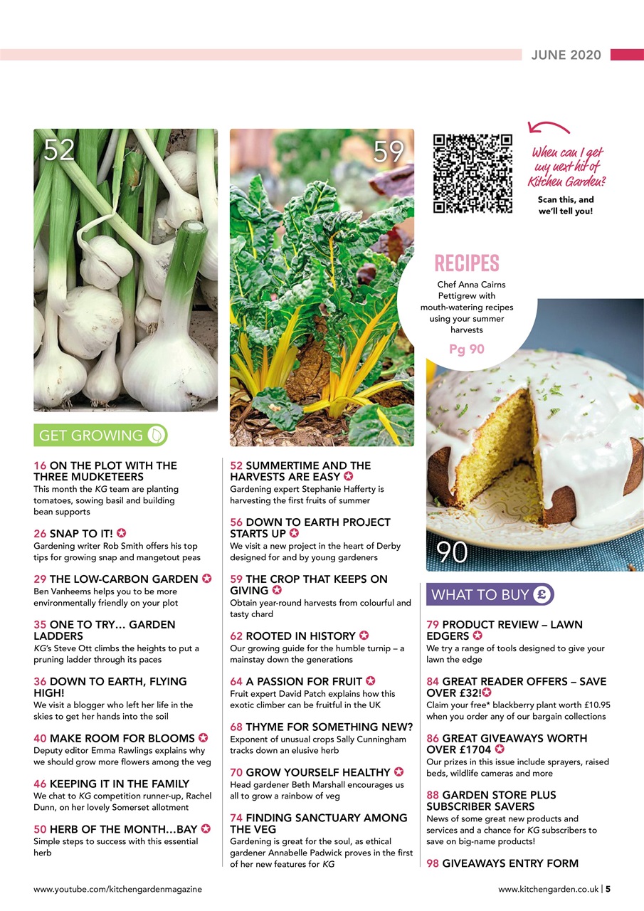 Kitchen Garden Magazine Preview Pages