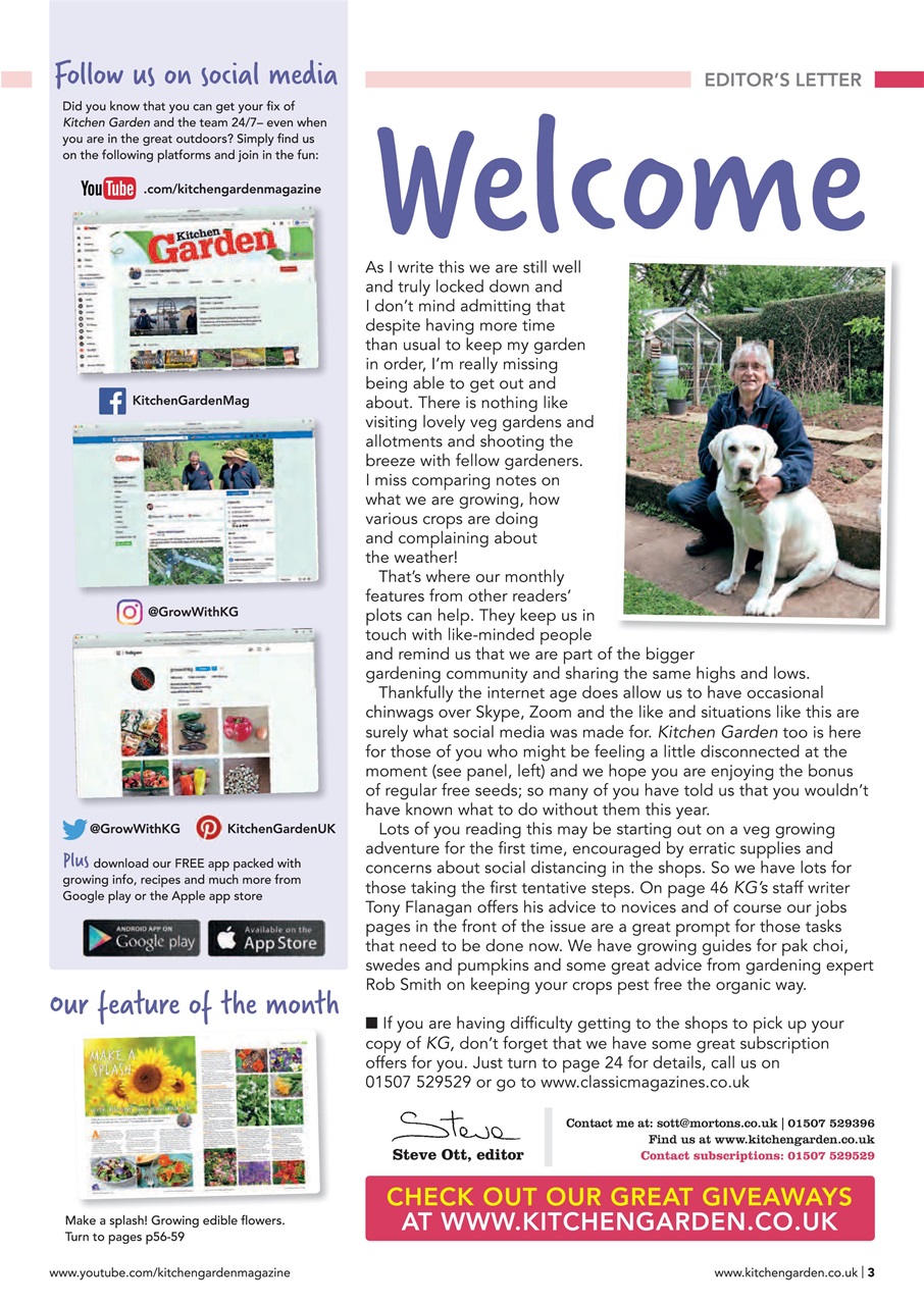 Kitchen Garden Magazine Preview Pages