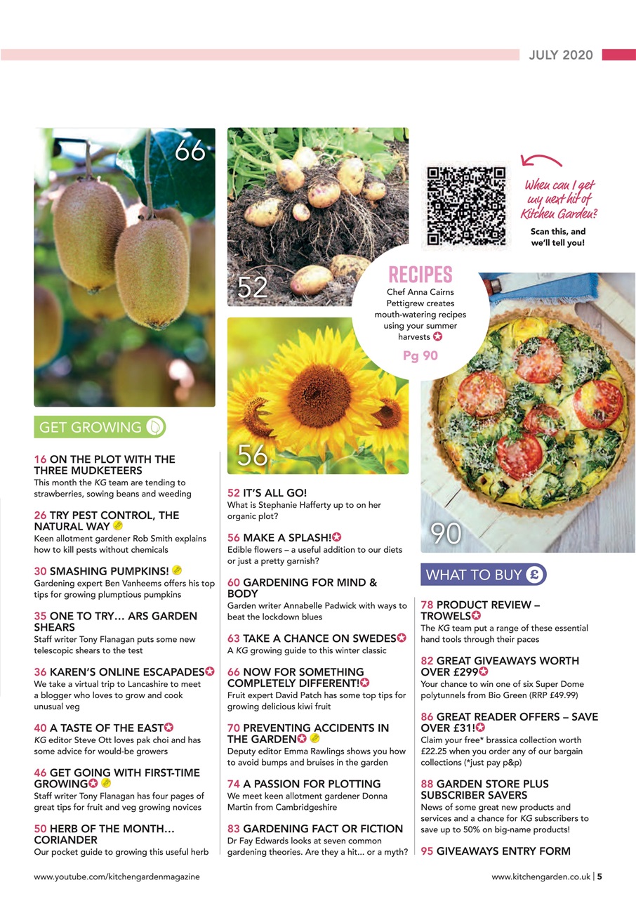 Kitchen Garden Magazine Preview Pages