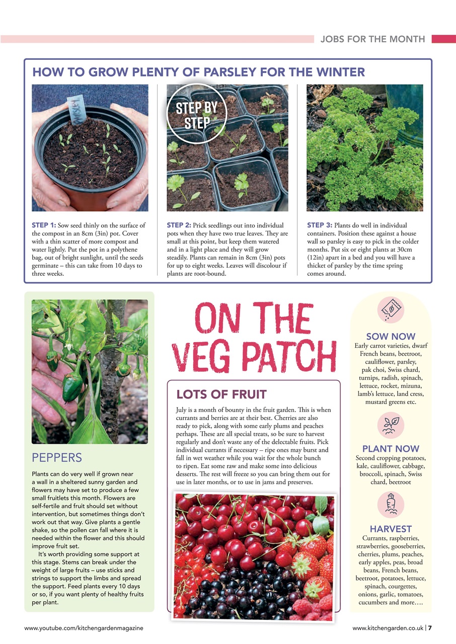 Kitchen Garden Magazine Preview Pages