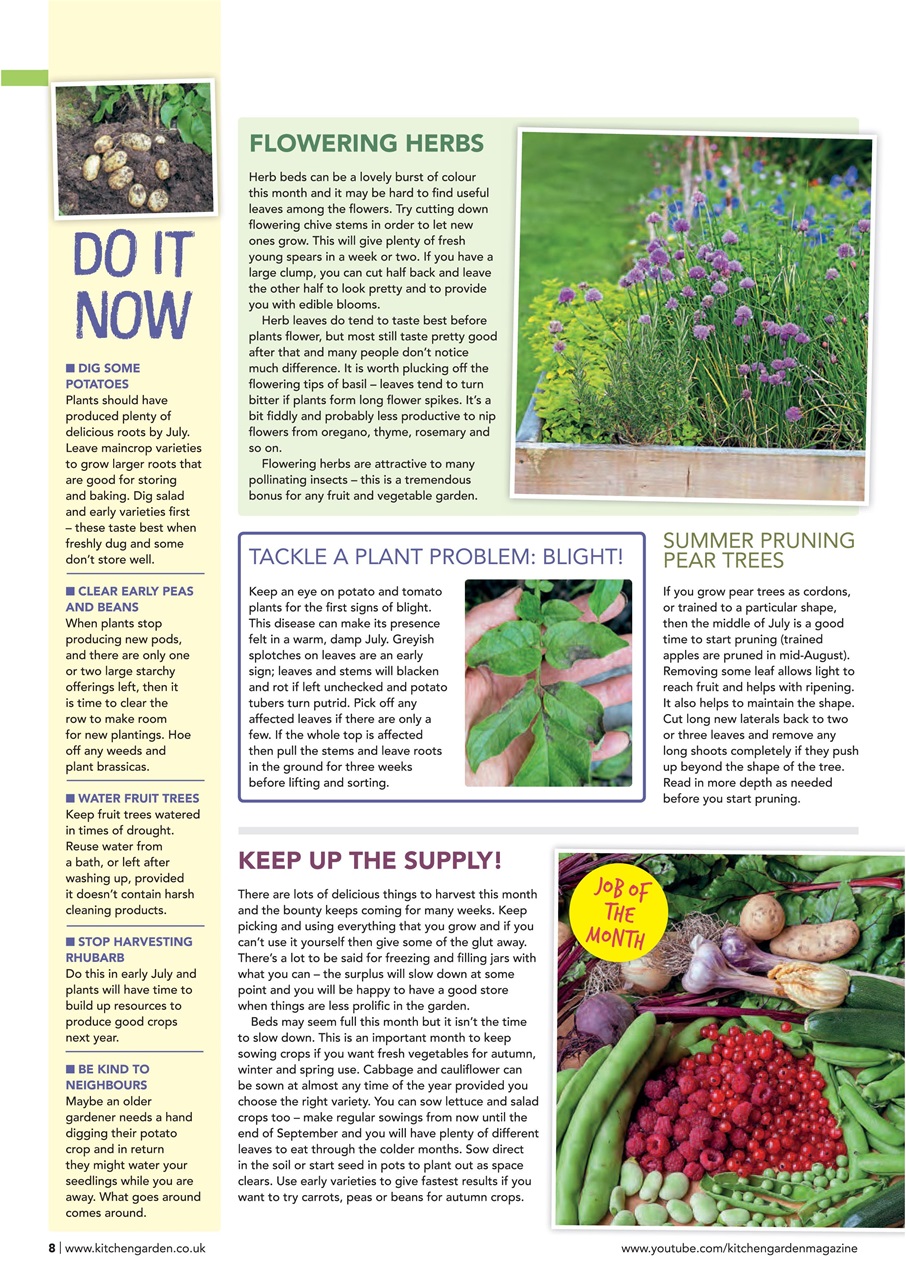 Kitchen Garden Magazine Preview Pages