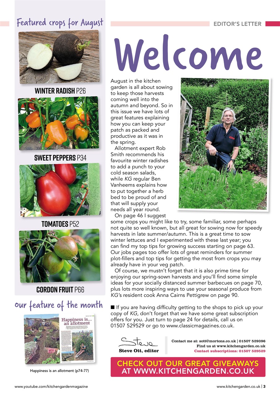 Kitchen Garden Magazine Preview Pages