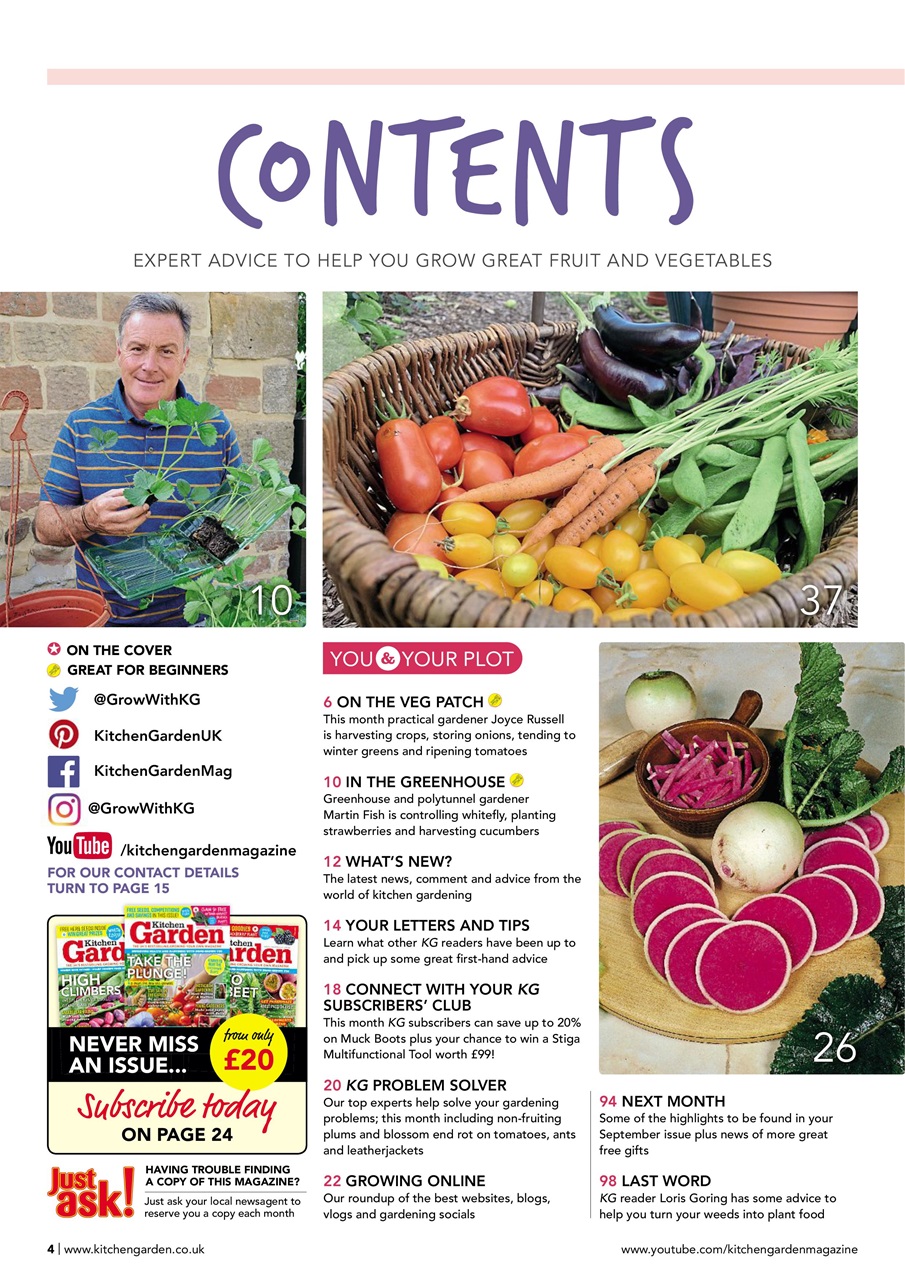 Kitchen Garden Magazine Preview Pages