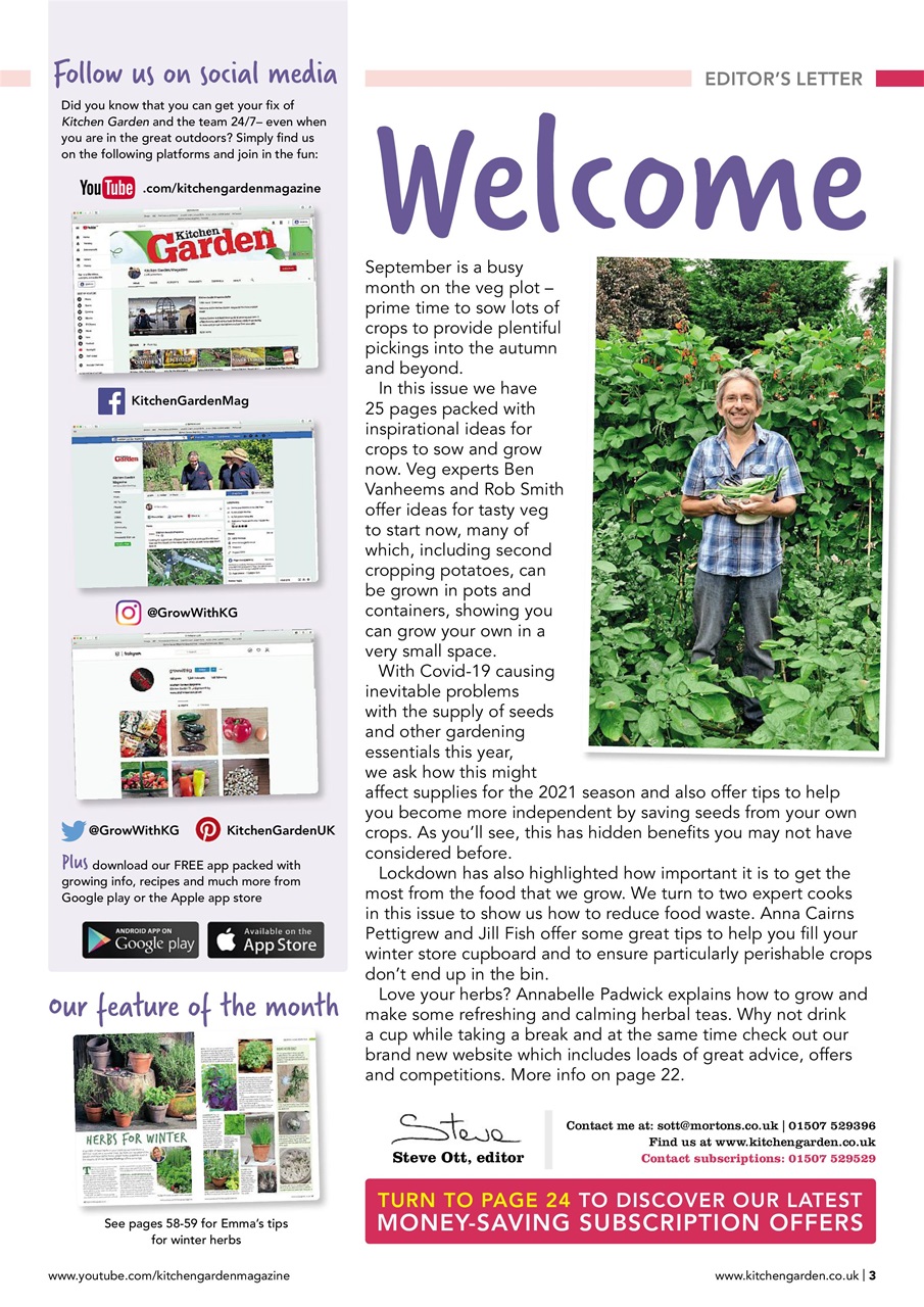 Kitchen Garden Magazine Preview Pages
