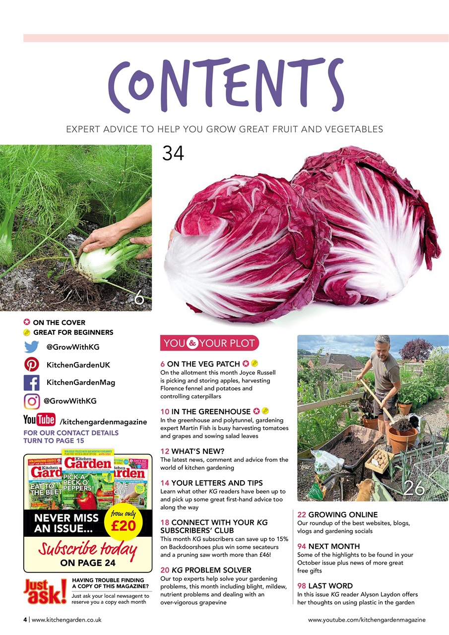 Kitchen Garden Magazine Preview Pages