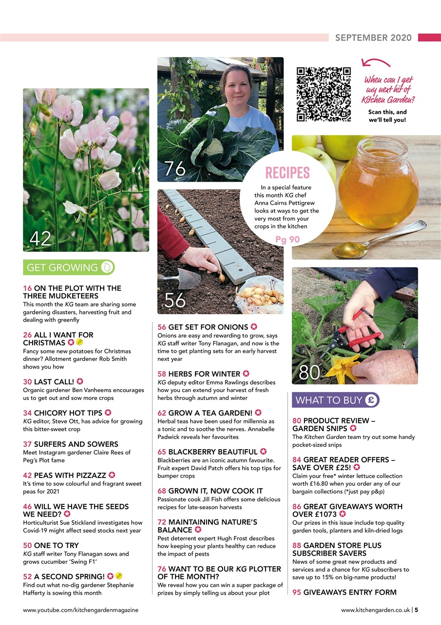Kitchen Garden Magazine Preview Pages
