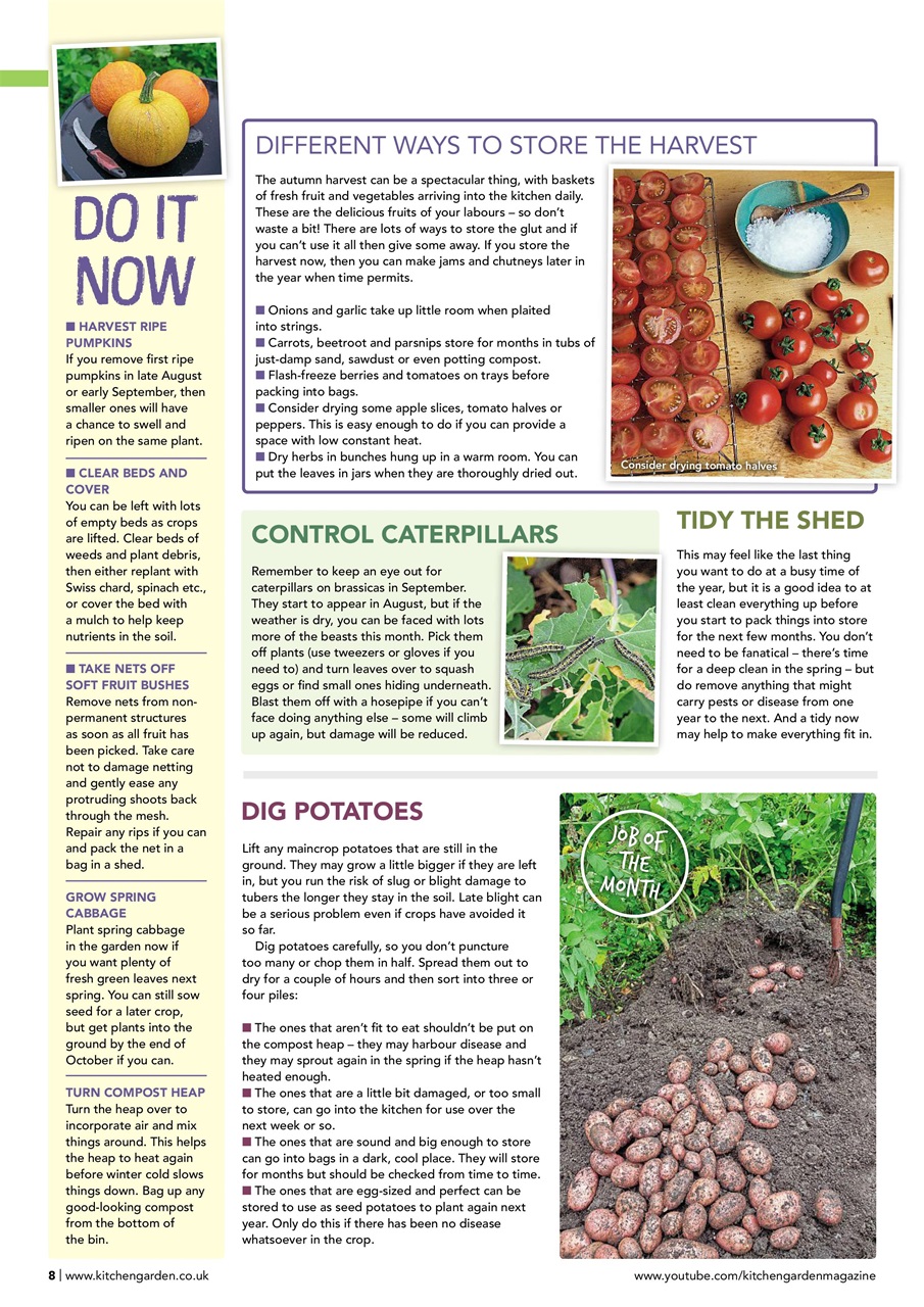 Kitchen Garden Magazine Preview Pages
