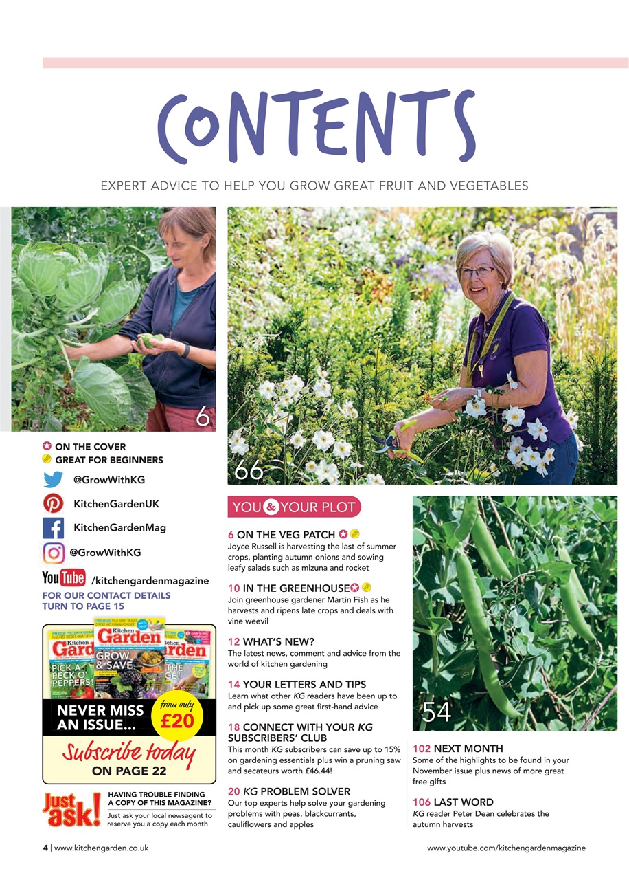 Kitchen Garden Magazine Preview Pages